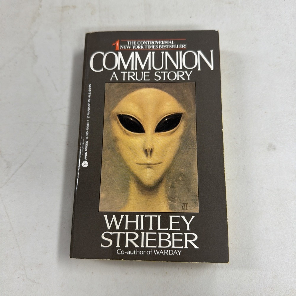 Communion A True Story by Whitley Strieber 1988 Avon Paperback Alien Abduction
